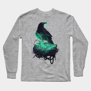 Calm Like a Bomb / Green Long Sleeve T-Shirt